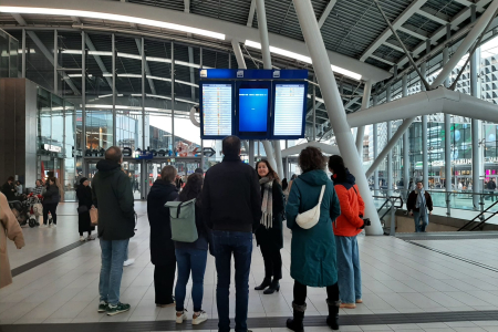 cursus nieuwe medewerkers uitleg op station Utrecht cs