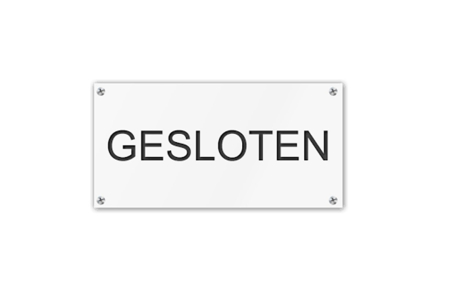 gesloten