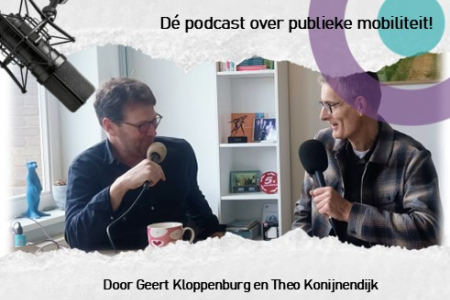 Geert Kloppenburg en Theo Konijnendijk in podcaststudio
